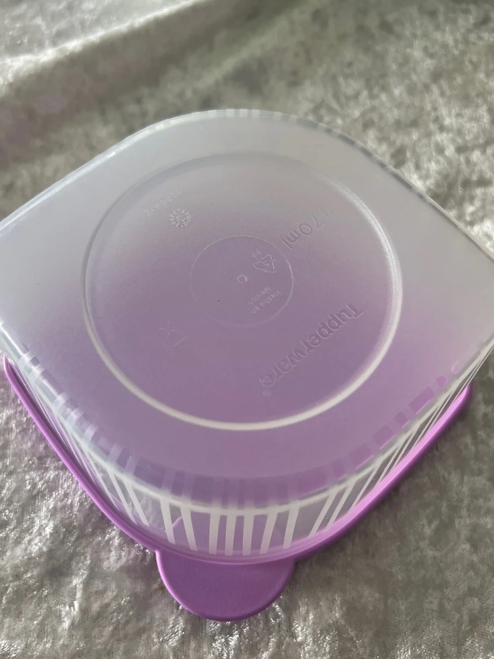Tupperware set clear